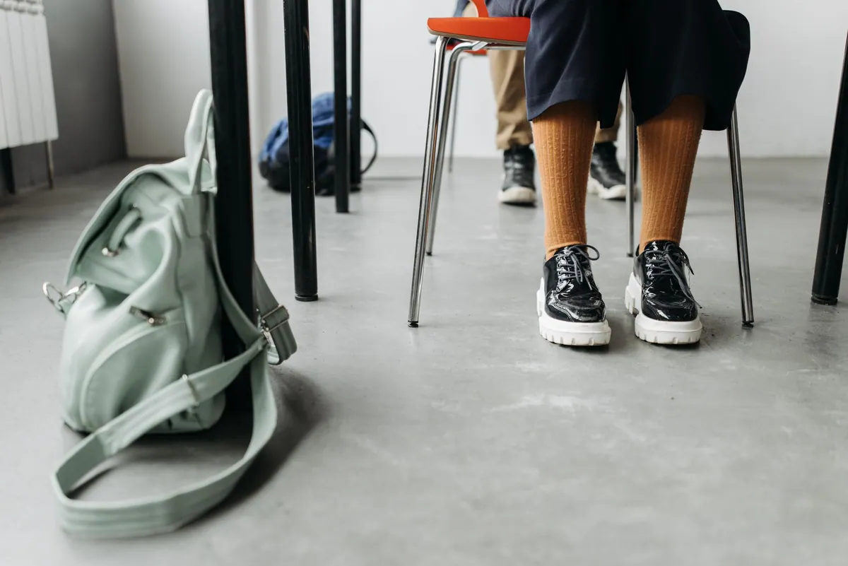 Studentský batoh připravený na výuku