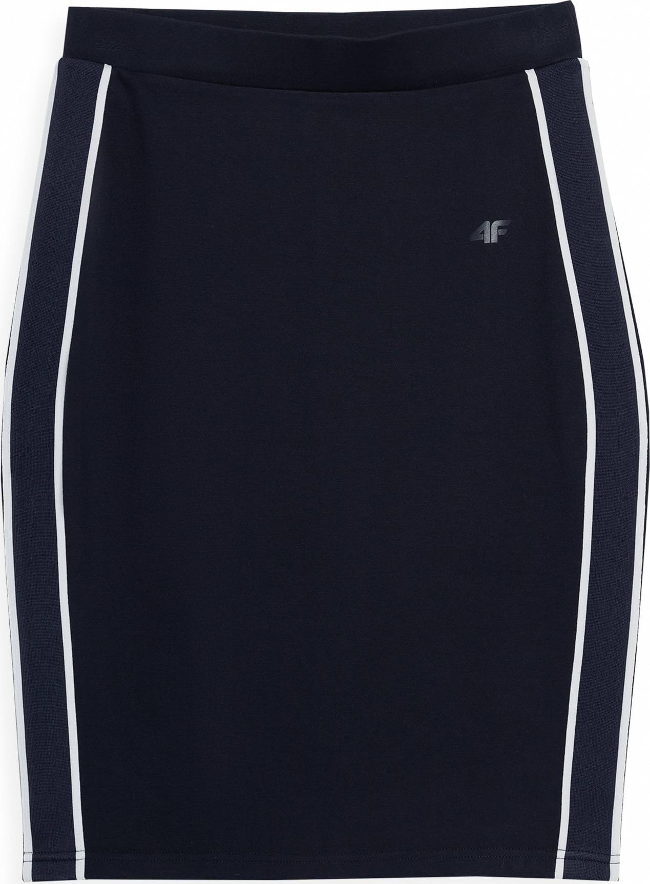 4F Sportovní sukně černá / bílá