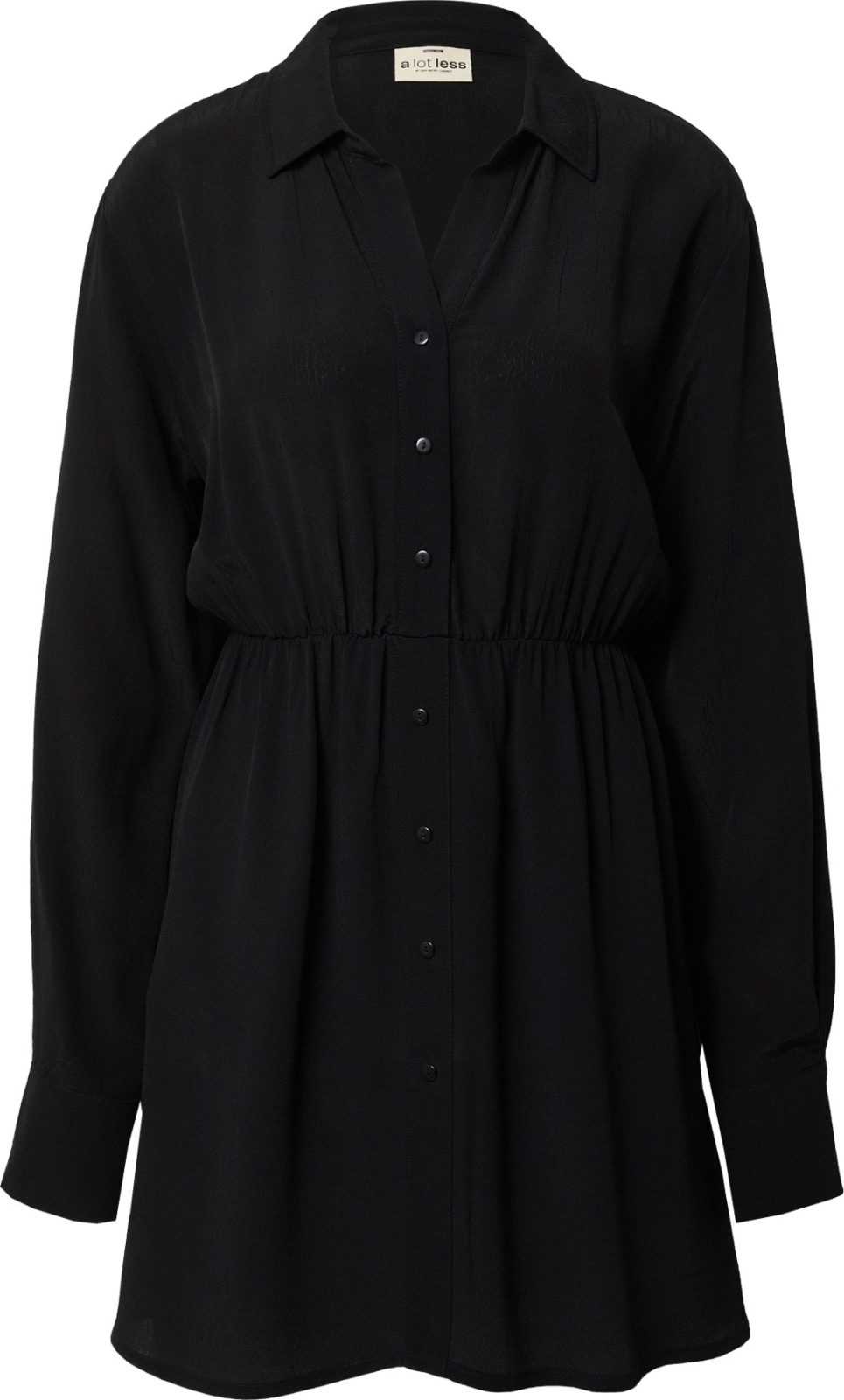 A LOT LESS Košilové šaty 'Delia' černá