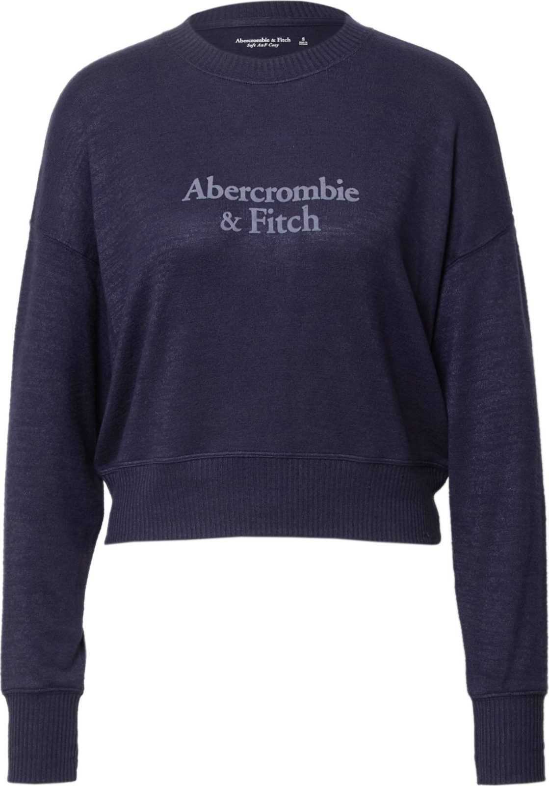 Abercrombie & Fitch Tričko marine modrá