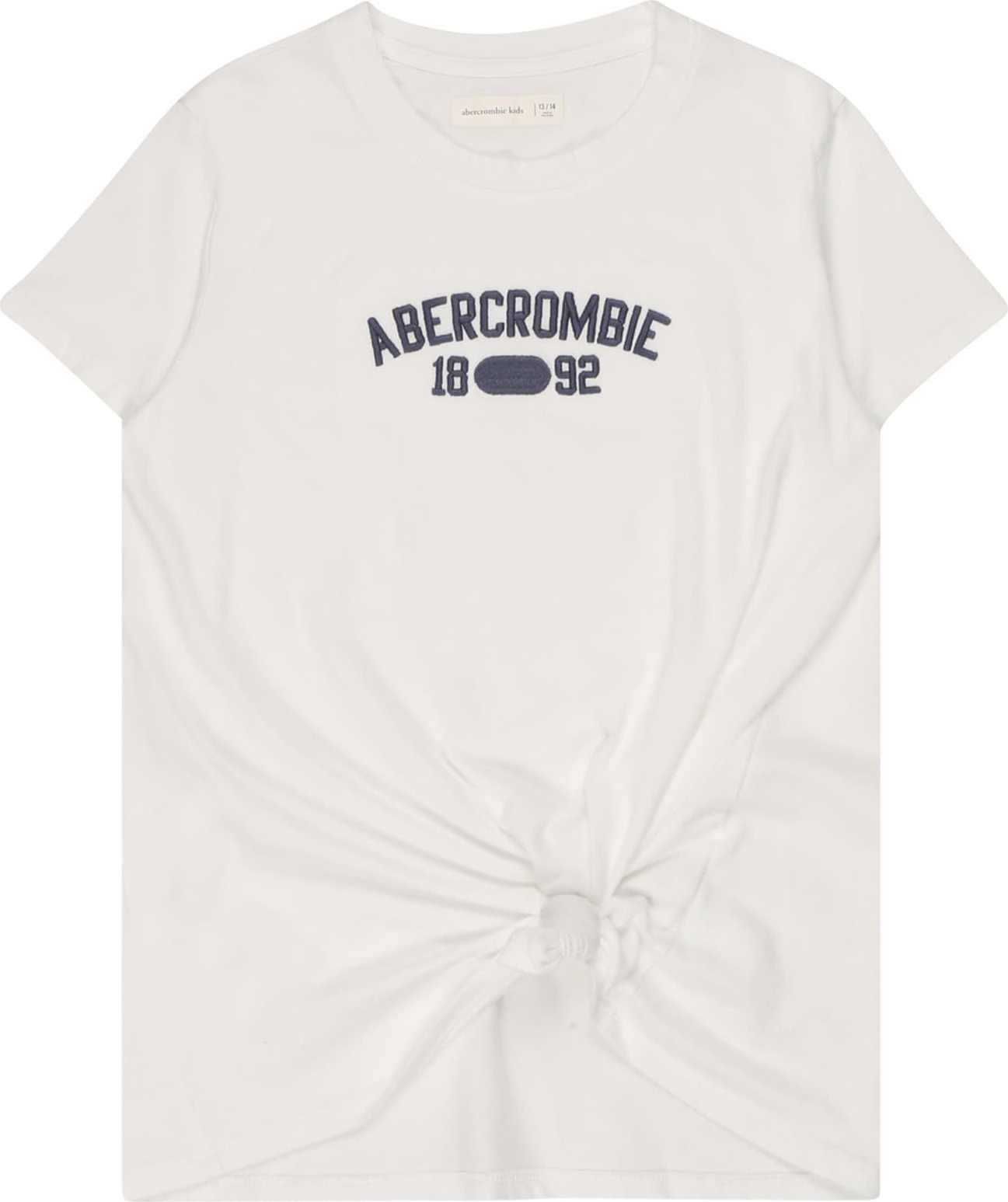 Abercrombie & Fitch Tričko námořnická modř / bílá