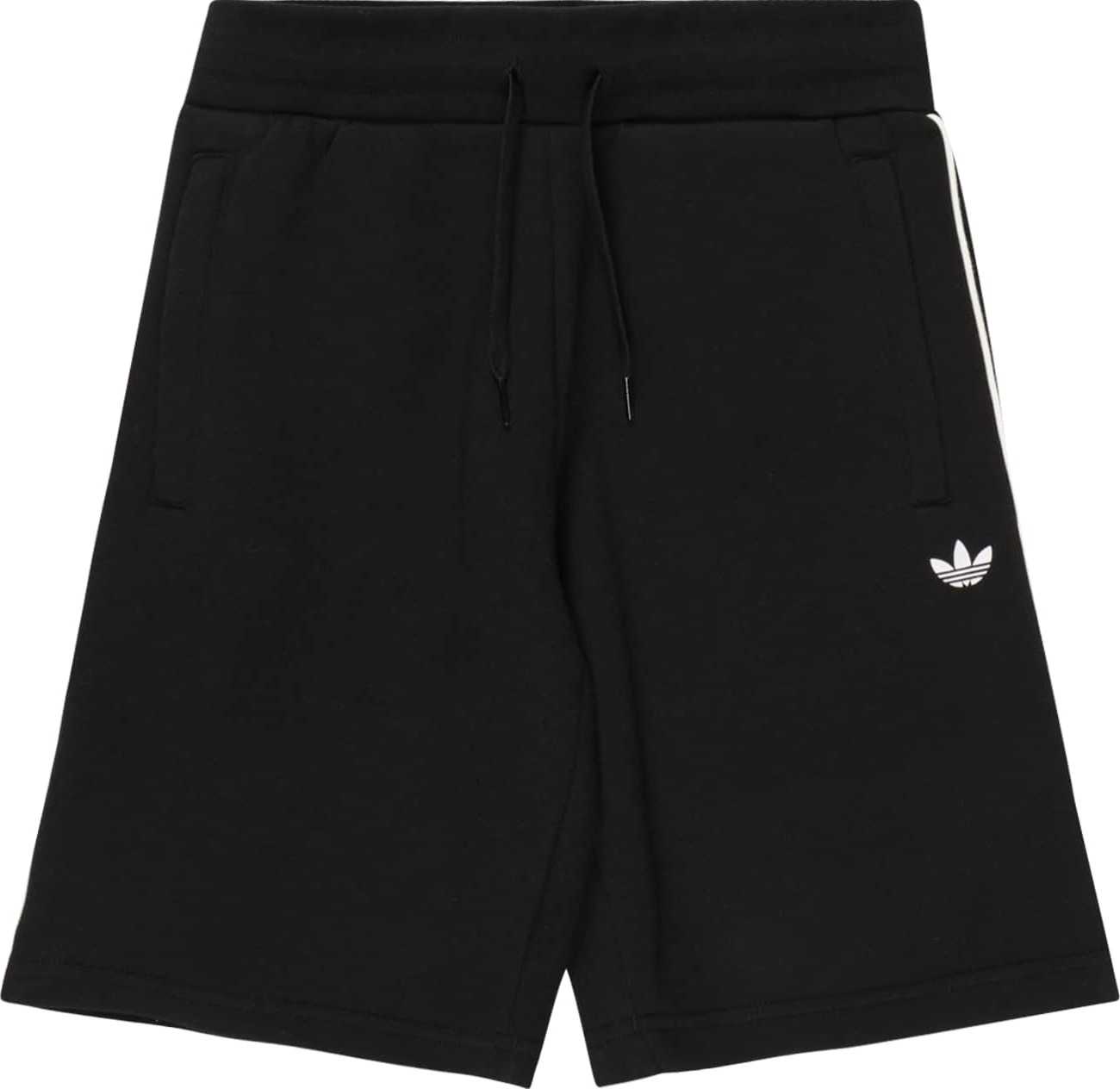 ADIDAS ORIGINALS Kalhoty černá / bílá