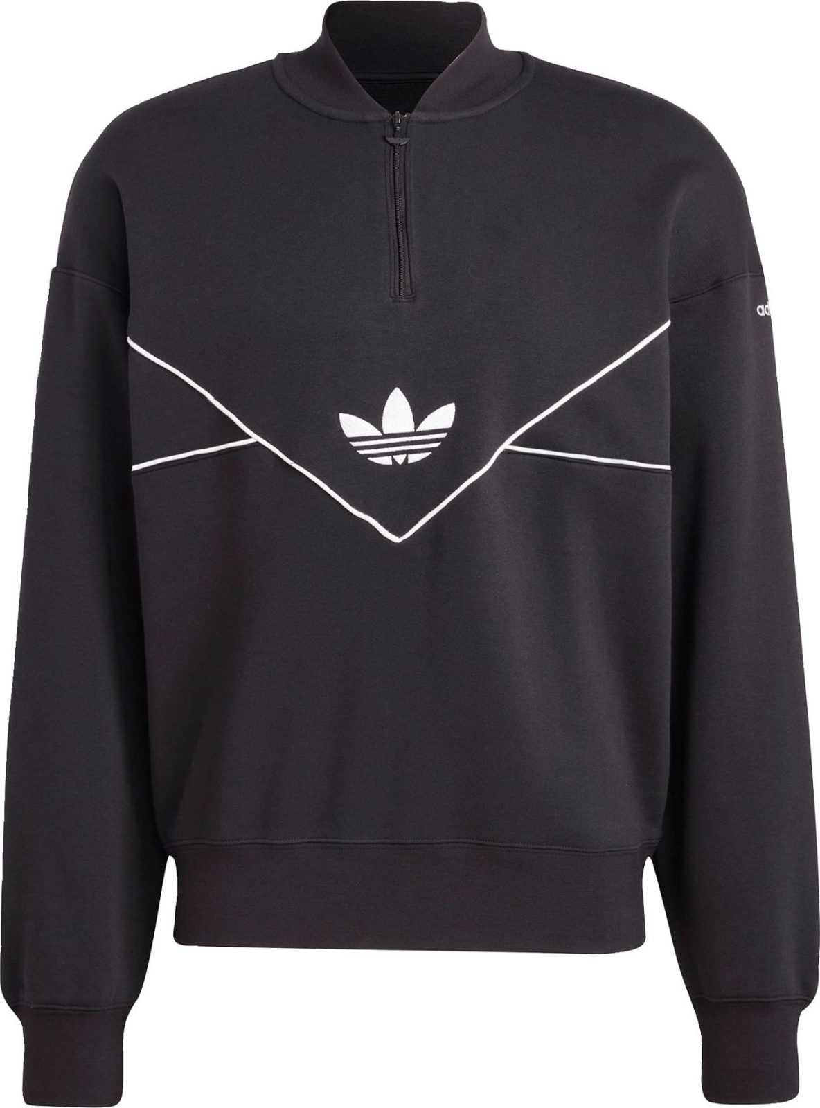 ADIDAS ORIGINALS Mikina černá / bílá