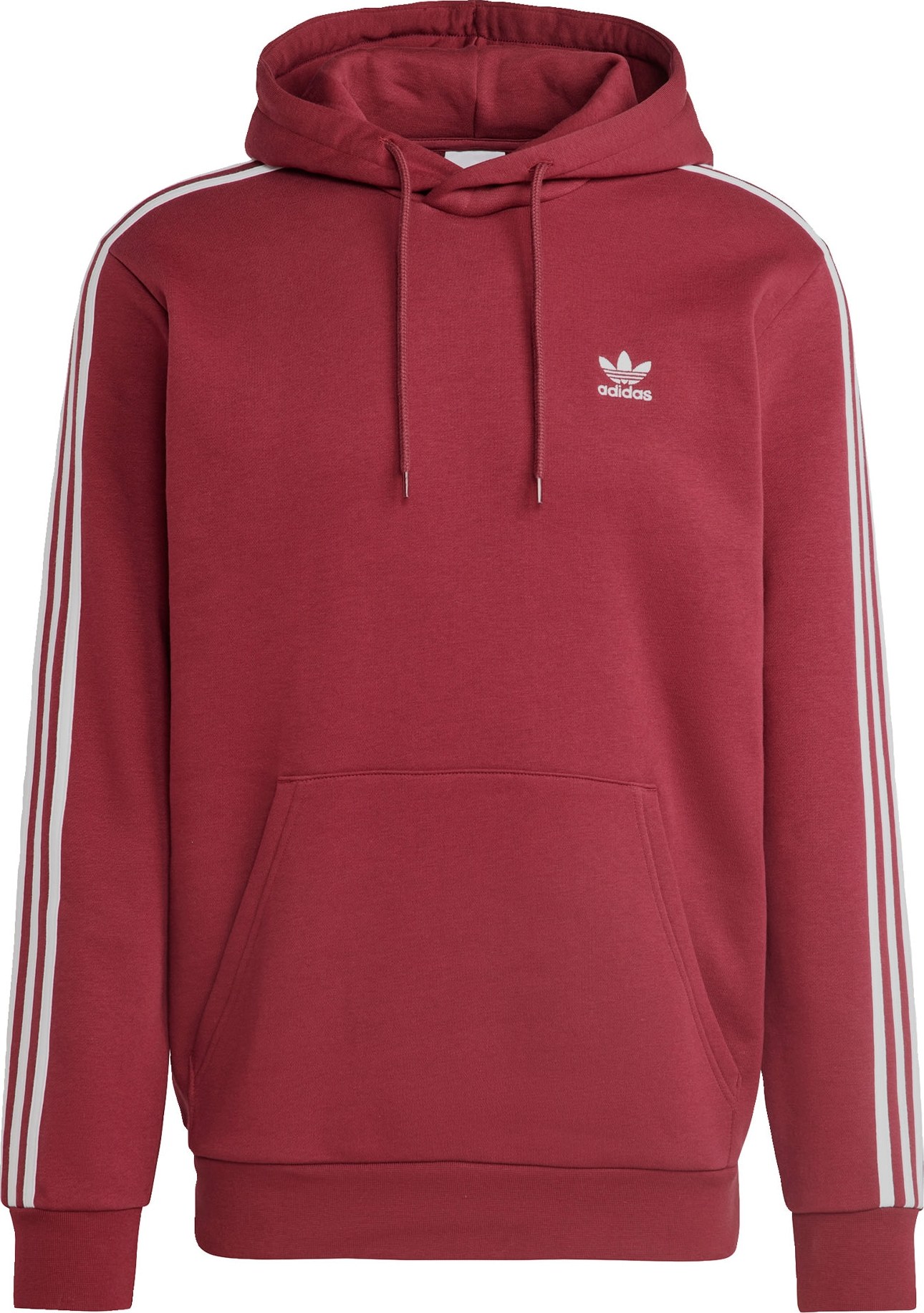 ADIDAS ORIGINALS Mikina krvavě červená / bílá