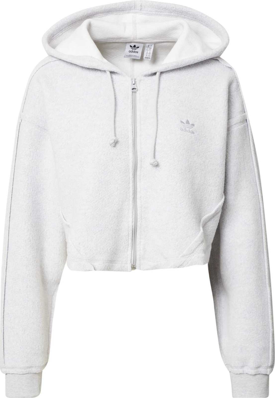 ADIDAS ORIGINALS Mikina světle šedá