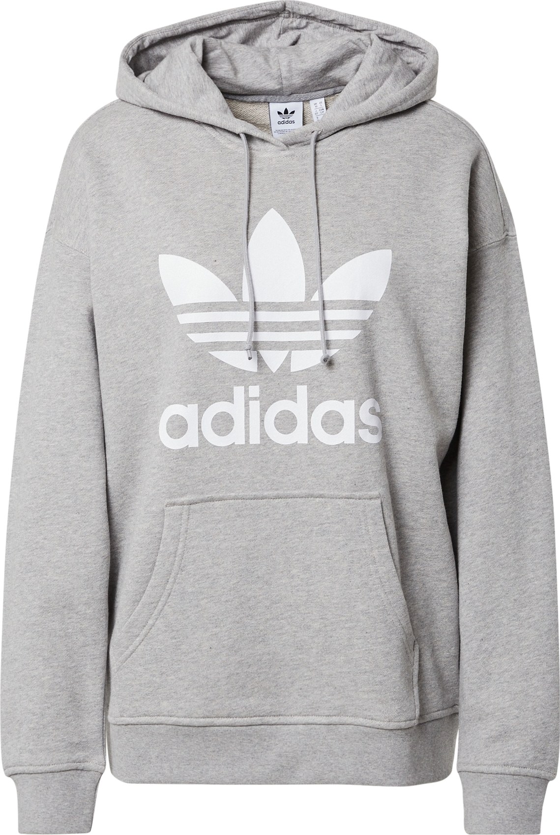 ADIDAS ORIGINALS Mikina šedý melír / bílá