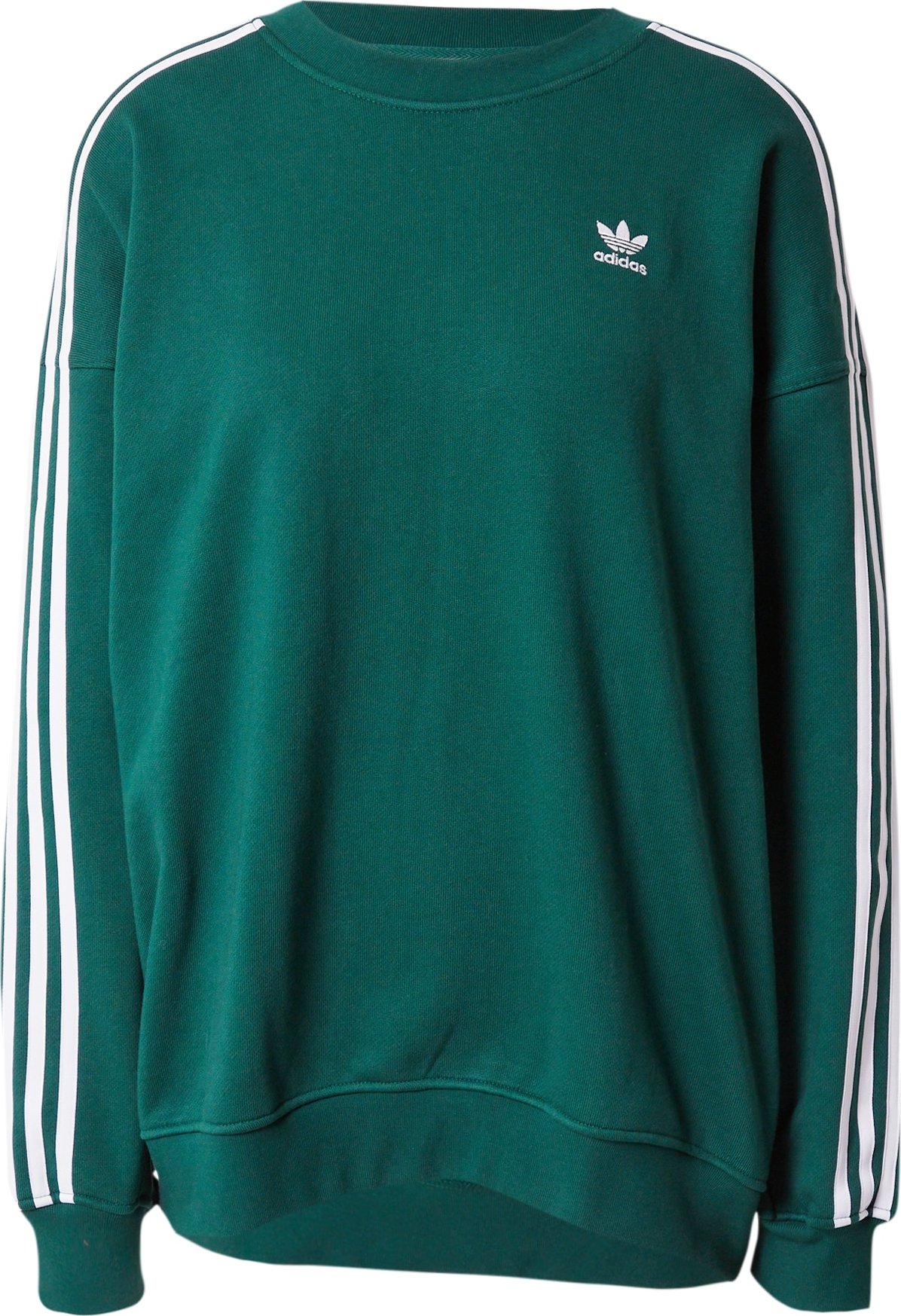 ADIDAS ORIGINALS Mikina smaragdová / bílá