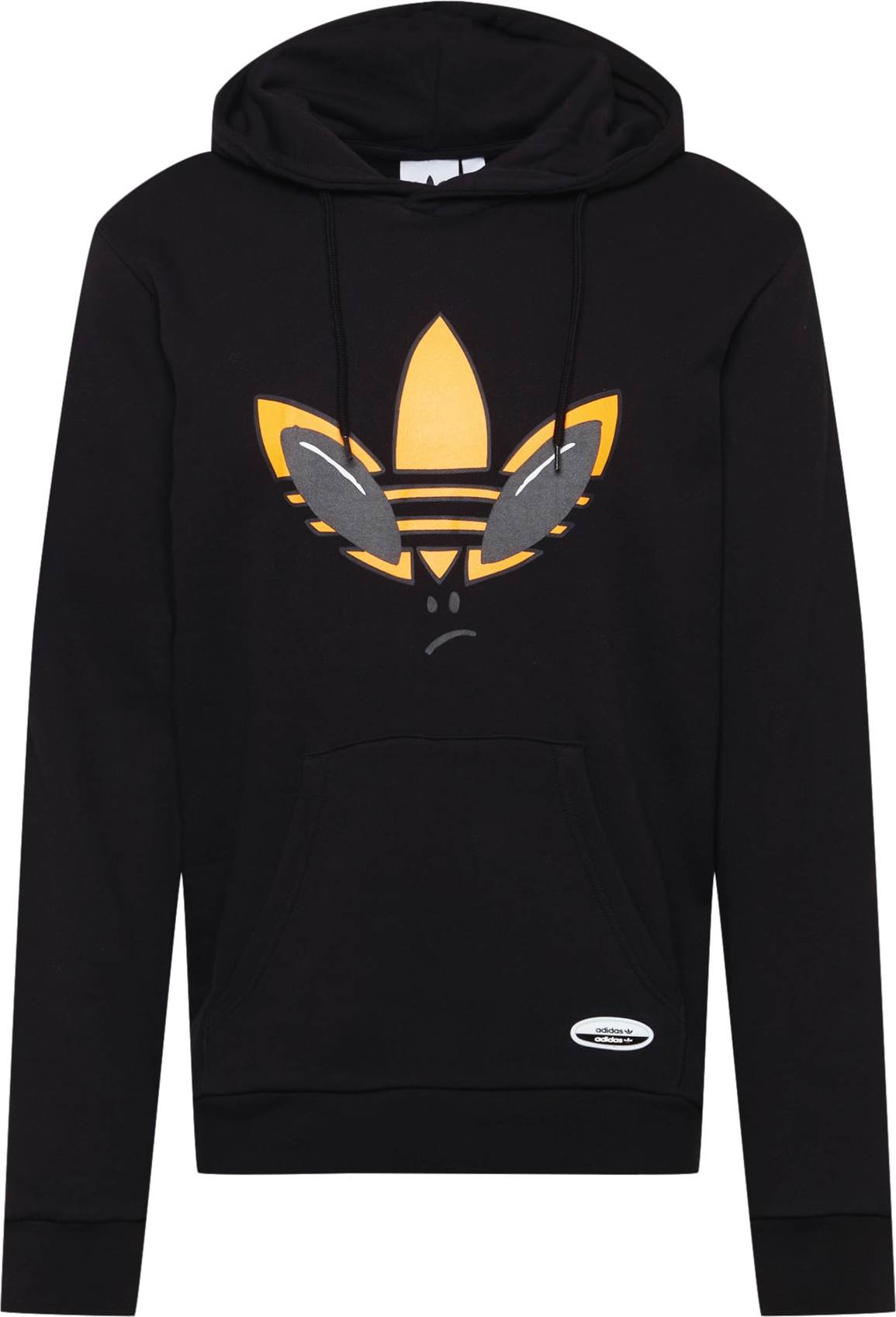 ADIDAS ORIGINALS Mikina žlutá / šedá / černá