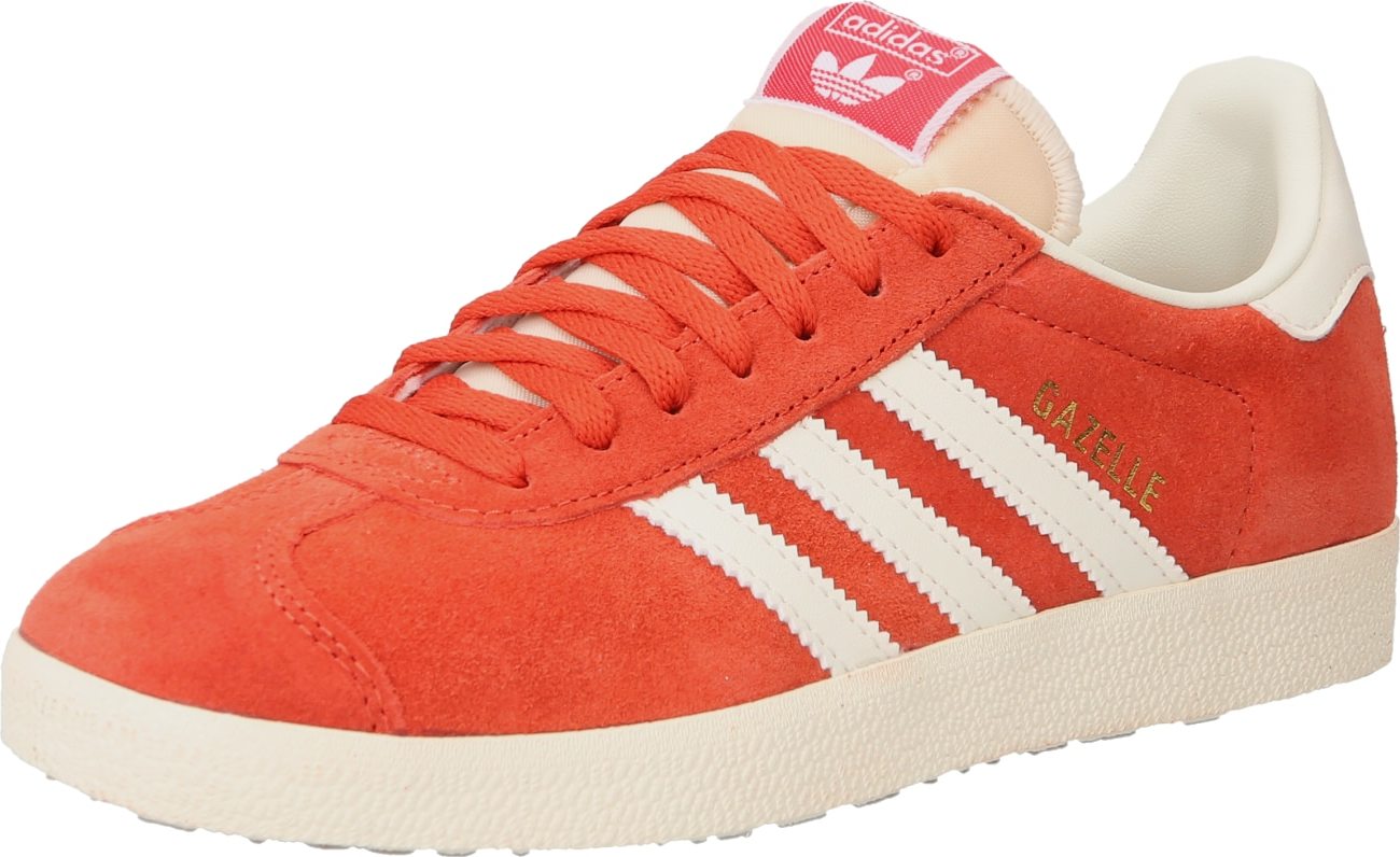 ADIDAS ORIGINALS Tenisky 'Gazelle' béžová / červená / černá / offwhite