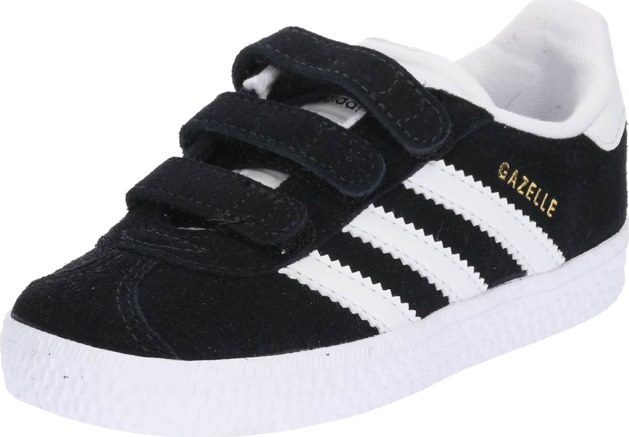 ADIDAS ORIGINALS Tenisky 'Gazelle' zlatá / černá / bílá