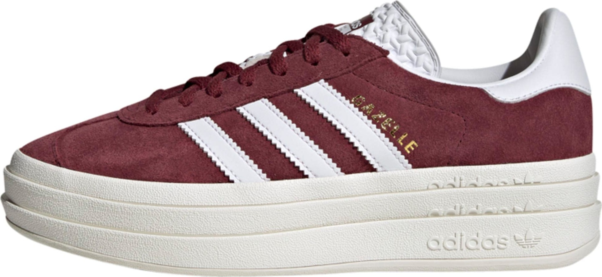 ADIDAS ORIGINALS Tenisky zlatá / tmavě červená / bílá