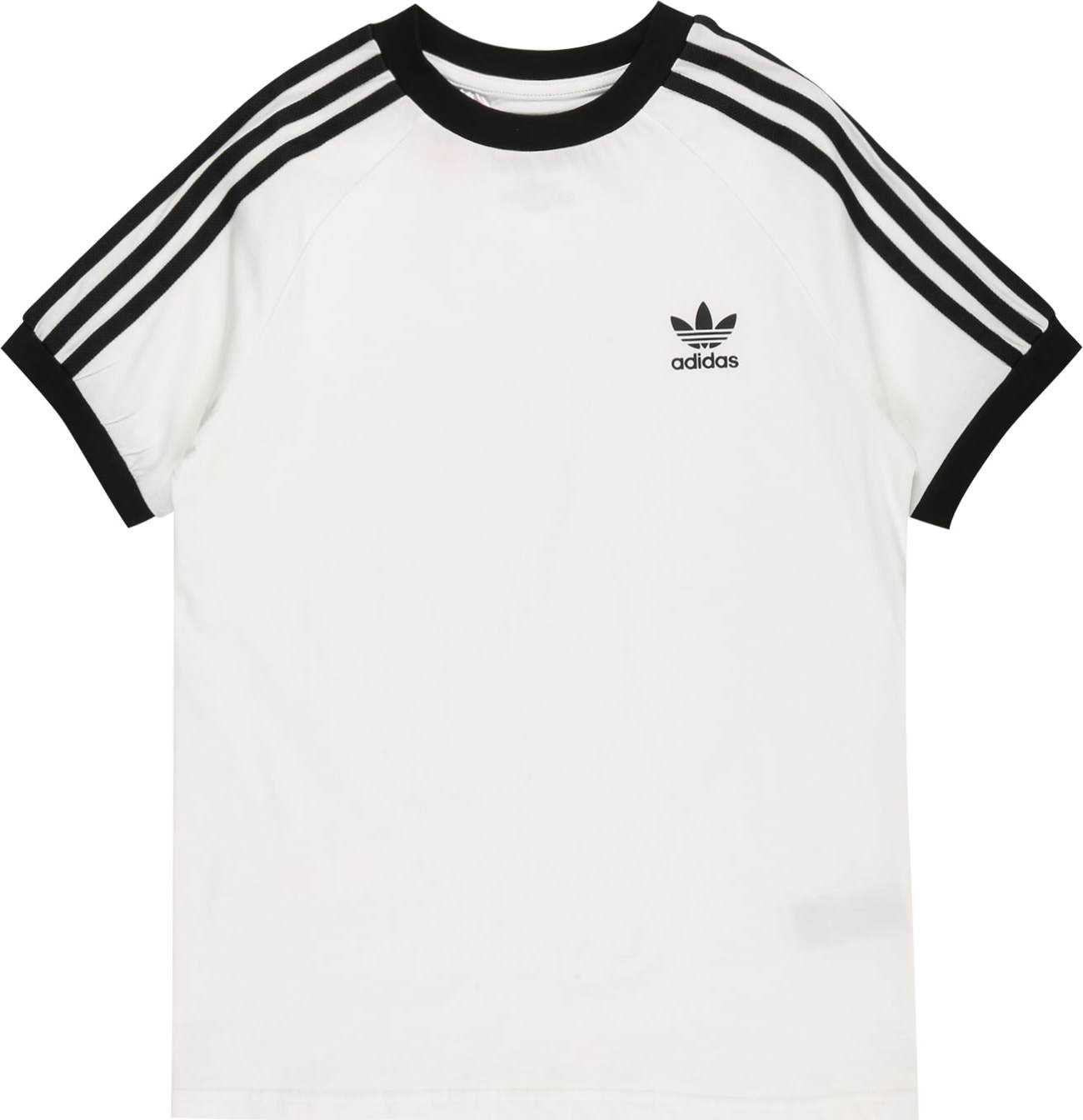 ADIDAS ORIGINALS Tričko černá / bílá