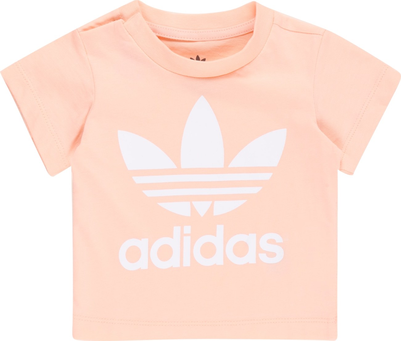 ADIDAS ORIGINALS Tričko broskvová / bílá