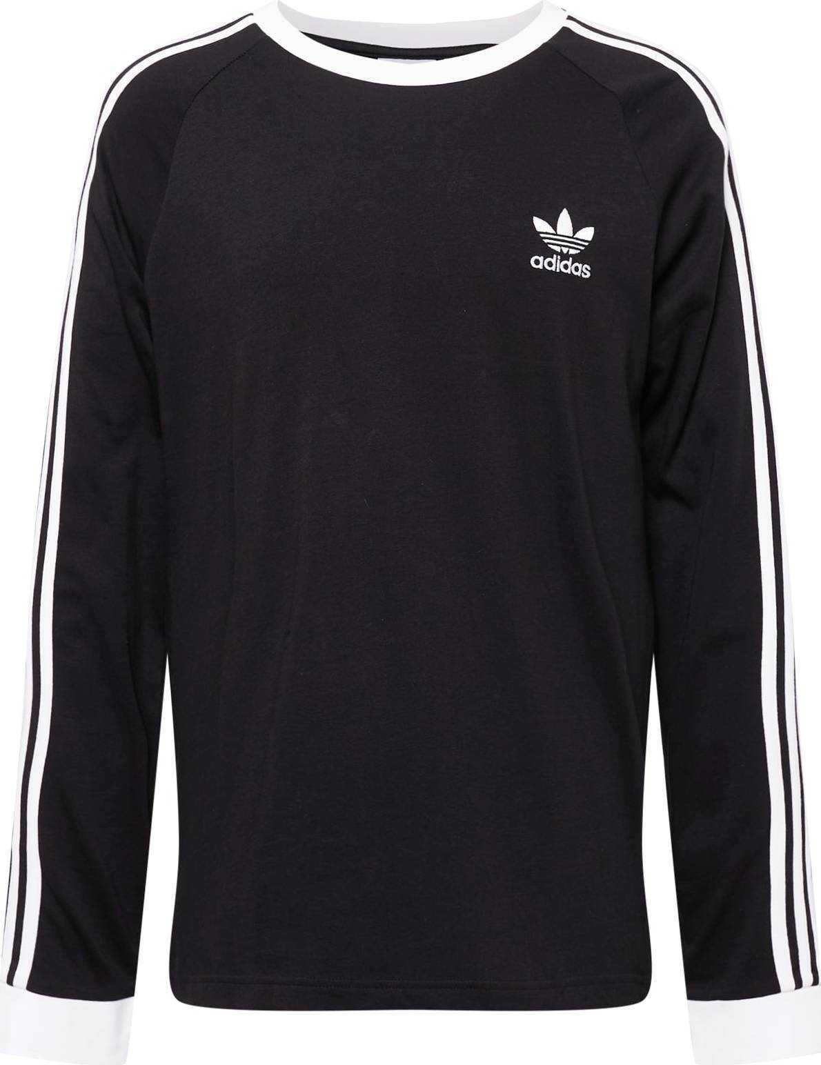 ADIDAS ORIGINALS Tričko černá / bílá