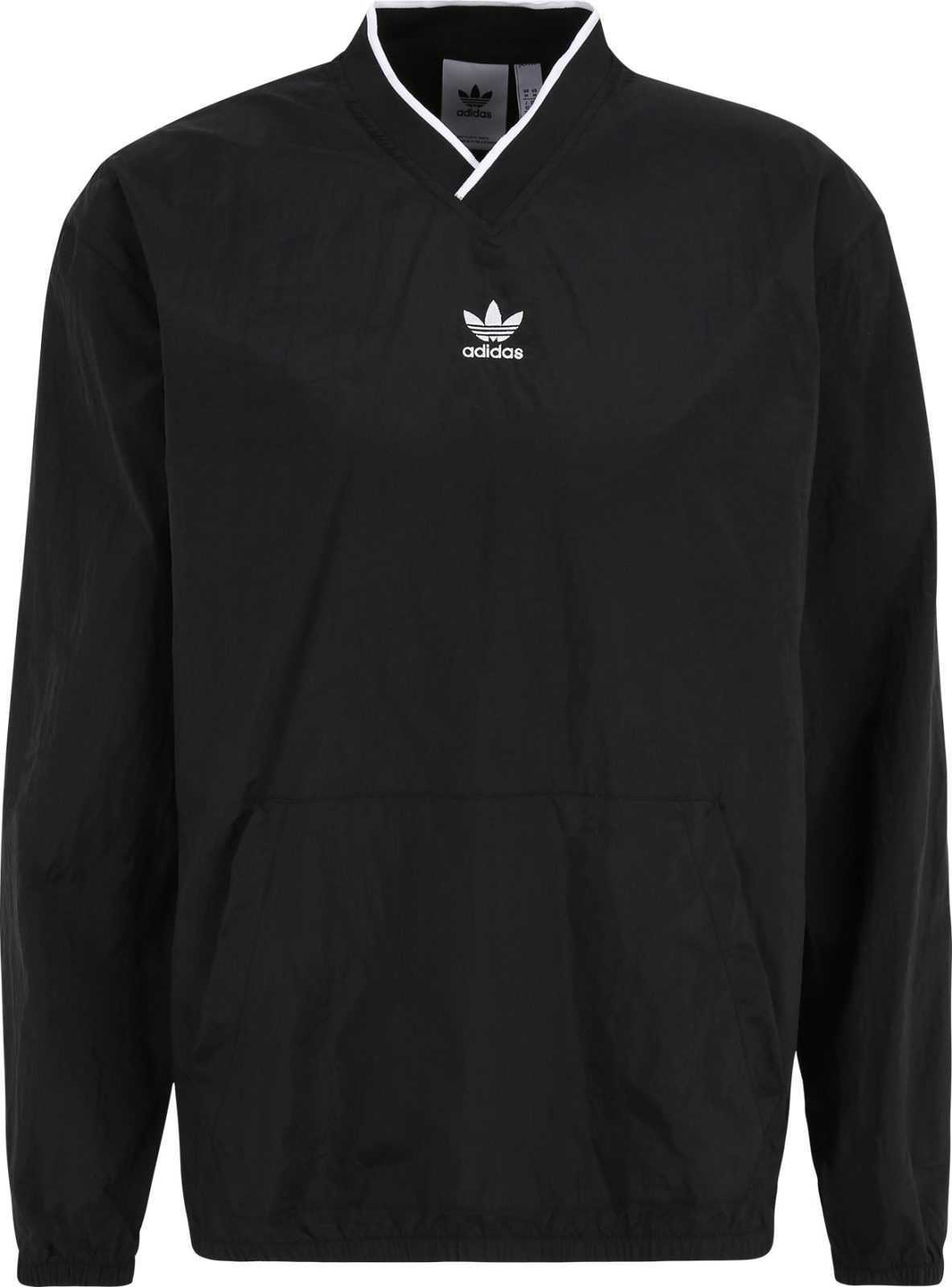 ADIDAS ORIGINALS Tričko černá / bílá