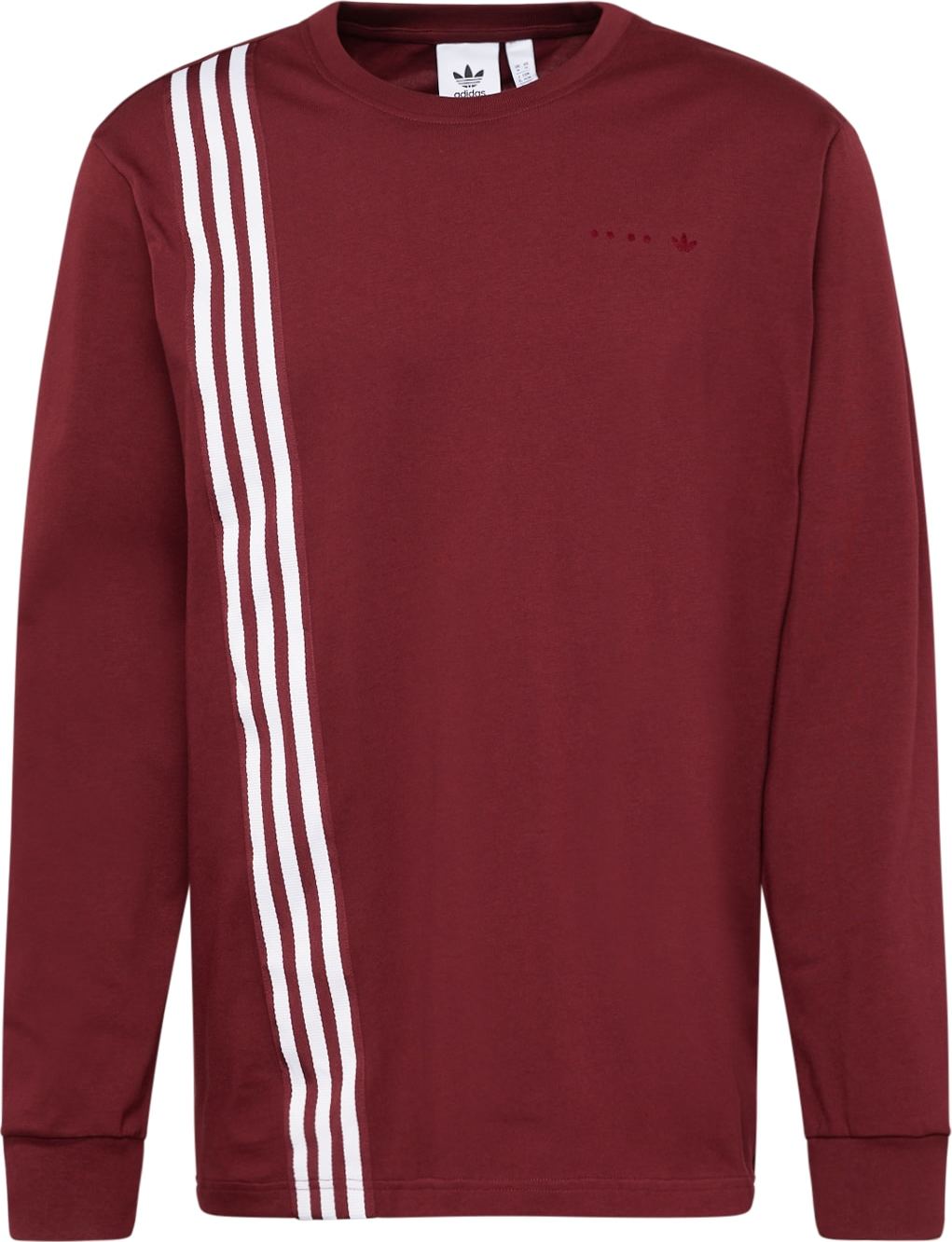 ADIDAS ORIGINALS Tričko 'METRO' burgundská červeň / bílá