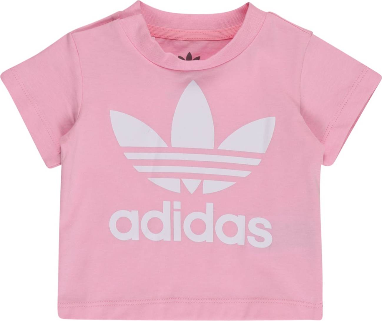 ADIDAS ORIGINALS Tričko světle růžová / bílá