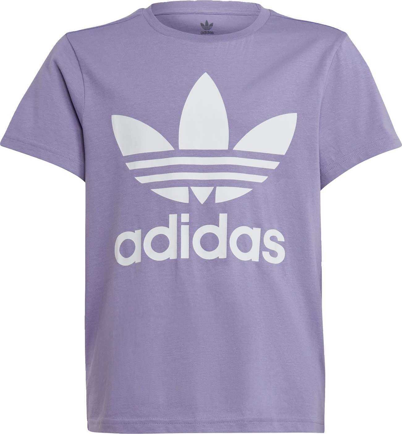 ADIDAS ORIGINALS Tričko světle fialová / bílá