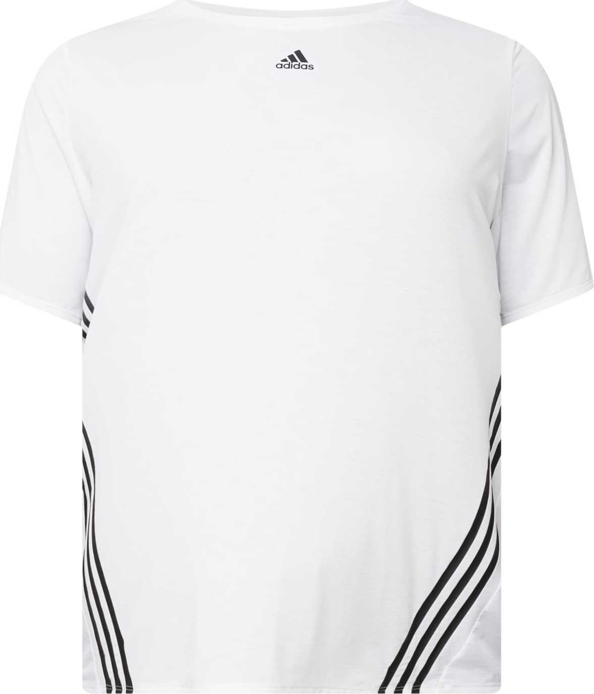 ADIDAS PERFORMANCE Funkční tričko černá / bílá