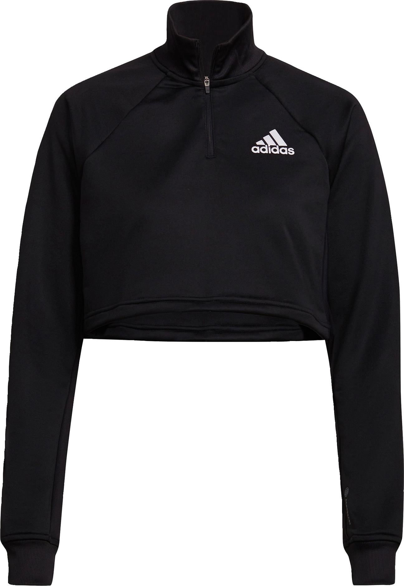 ADIDAS SPORTSWEAR Funkční tričko černá / bílá