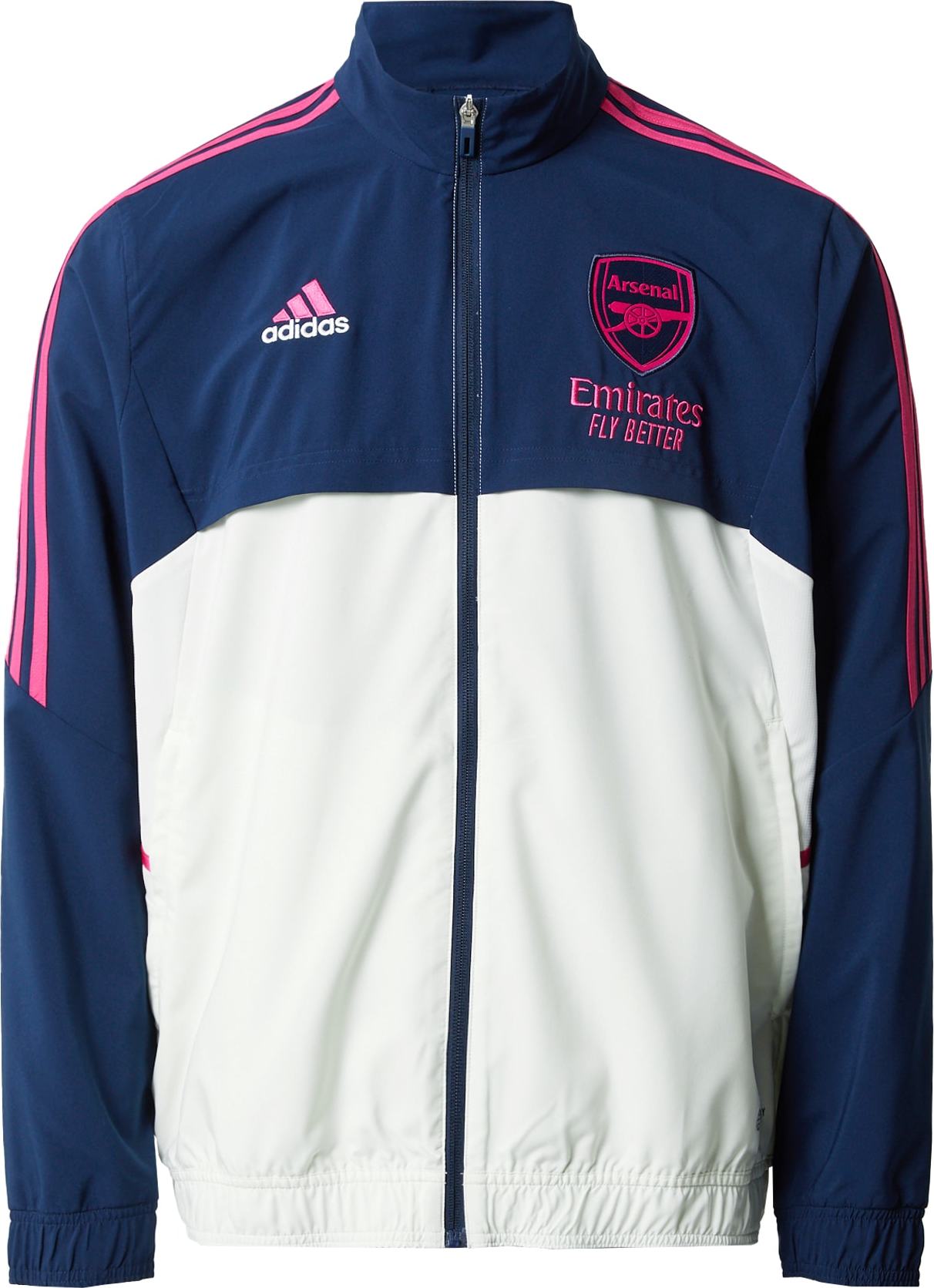 ADIDAS SPORTSWEAR Sportovní bunda 'FC Arsenal Condivo 22' marine modrá / magenta / bílá