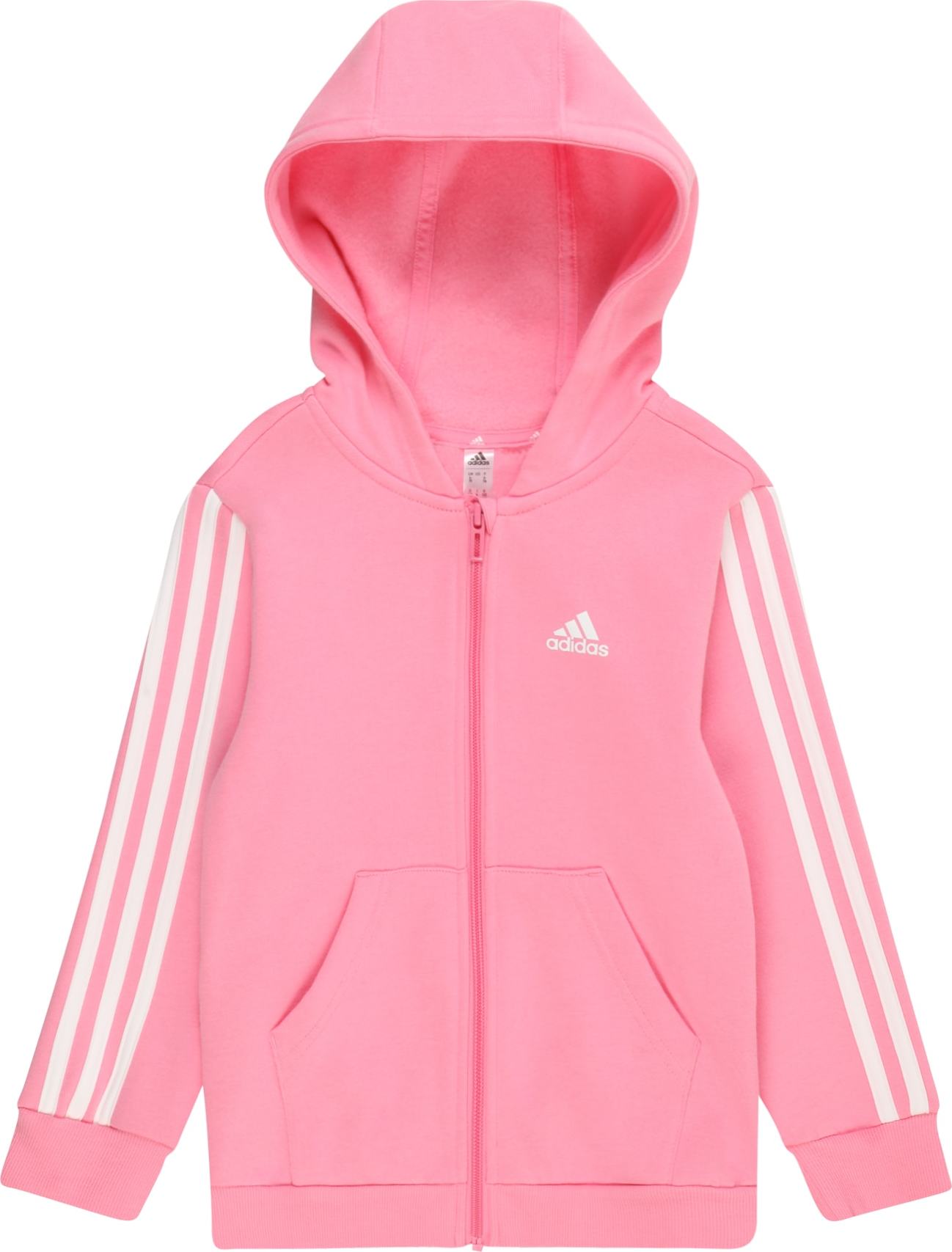 ADIDAS PERFORMANCE Sportovní mikina pink / bílá