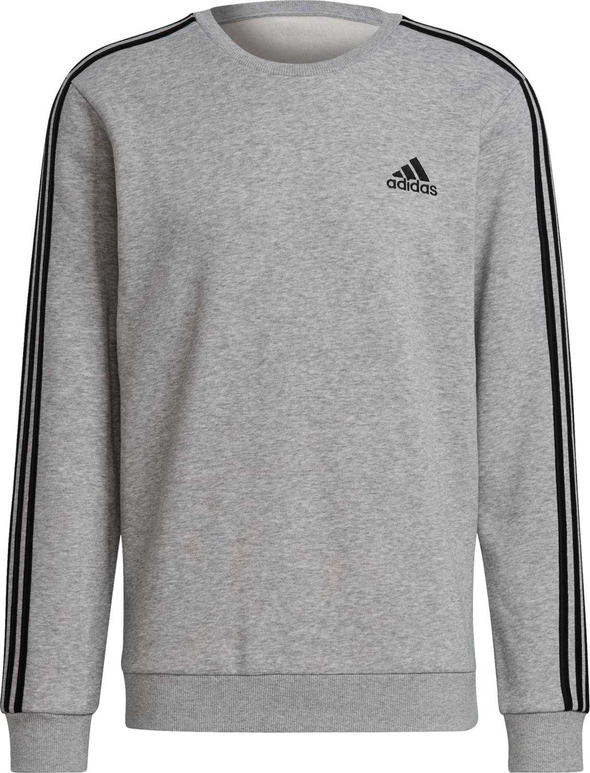 ADIDAS SPORTSWEAR Sportovní mikina šedá / černá