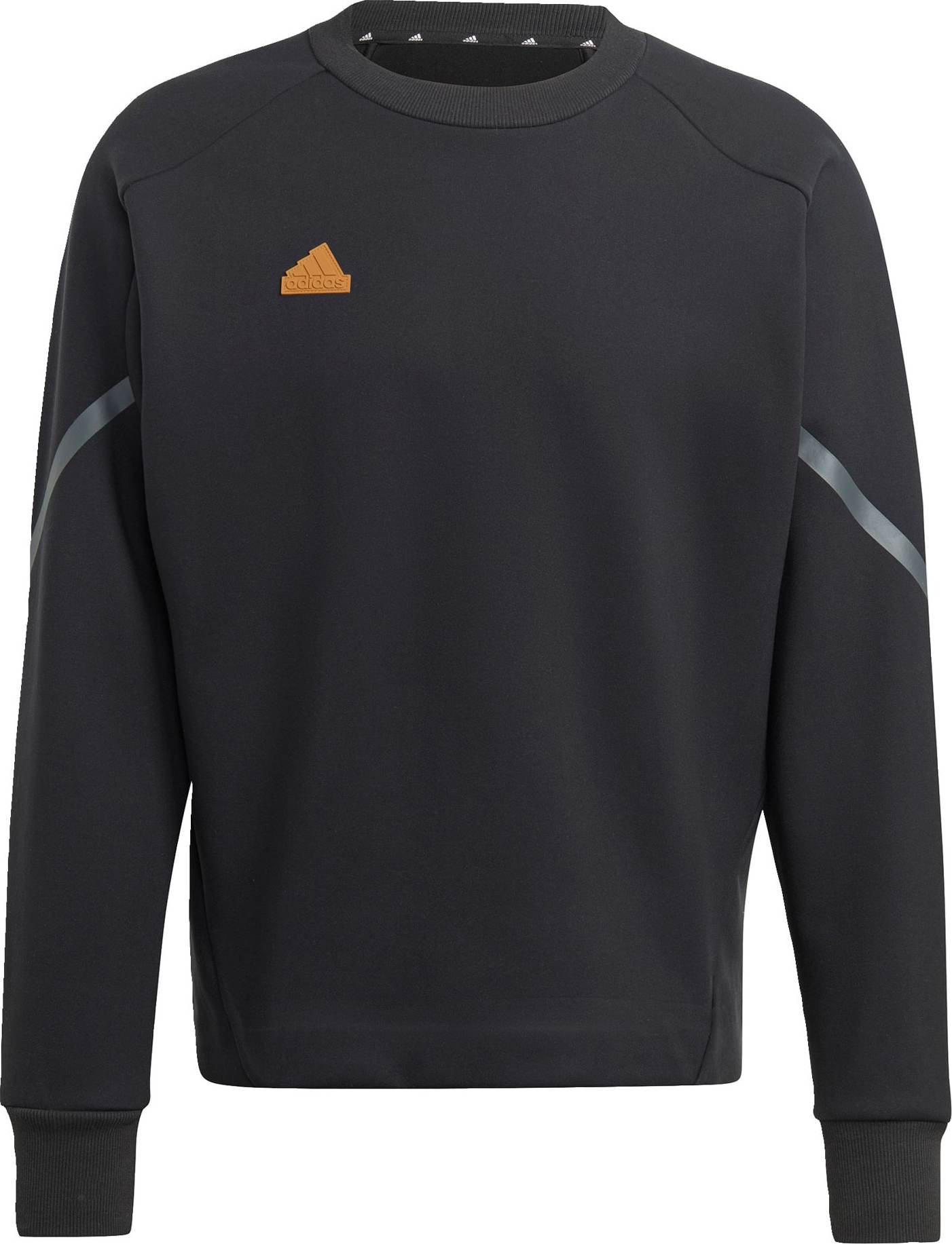 ADIDAS SPORTSWEAR Sportovní mikina tmavě oranžová / černá