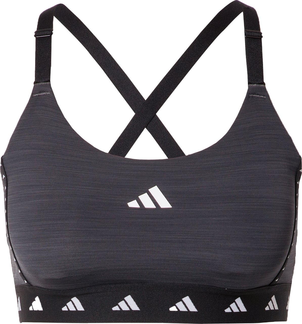 ADIDAS PERFORMANCE Sportovní podprsenka 'AERI' šedá / černá / bílá