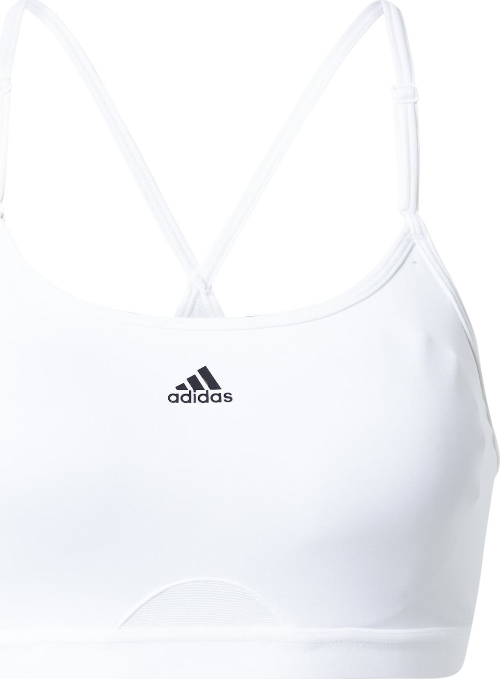 ADIDAS SPORTSWEAR Sportovní podprsenka černá / bílá