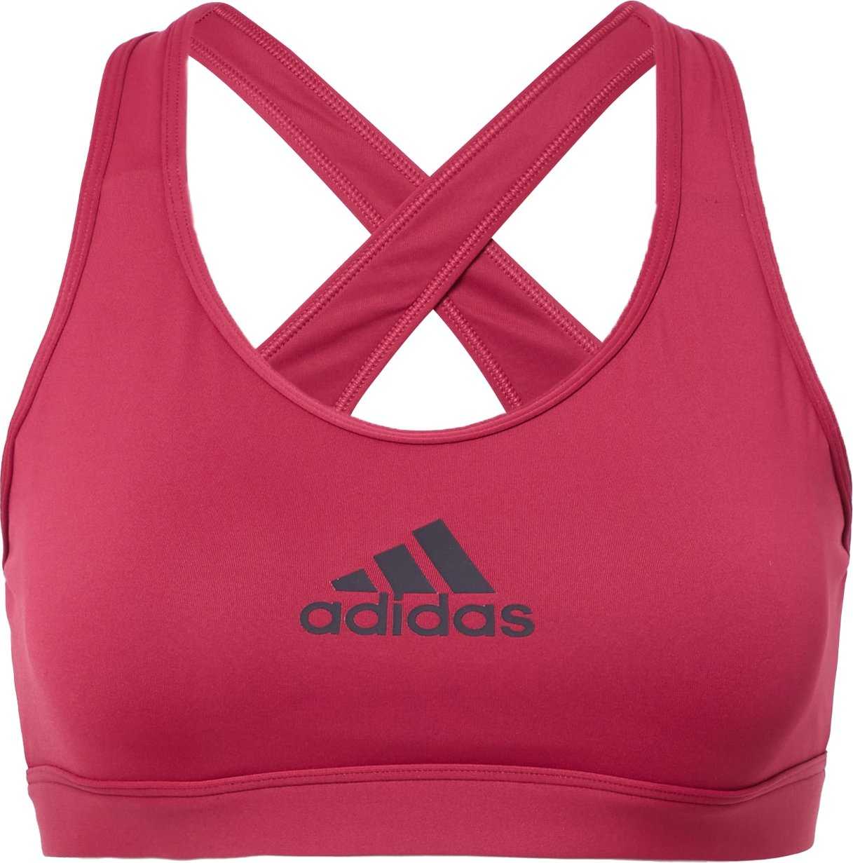 ADIDAS SPORTSWEAR Sportovní podprsenka černá / bílá