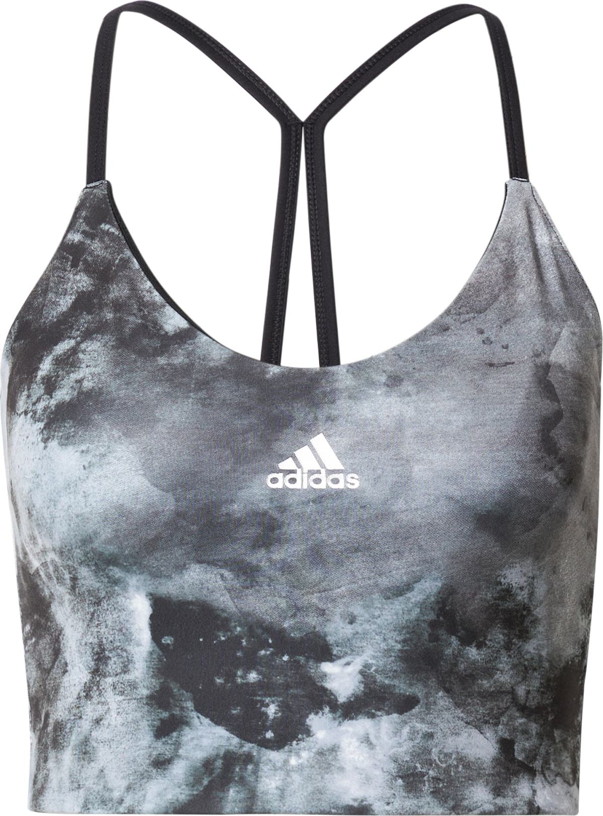 ADIDAS SPORTSWEAR Sportovní podprsenka 'You for You' šedá / antracitová / tmavě šedá / černá