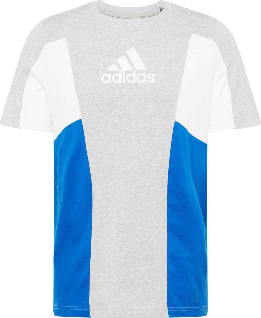 ADIDAS SPORTSWEAR Funkční tričko modrá / šedá / bílá