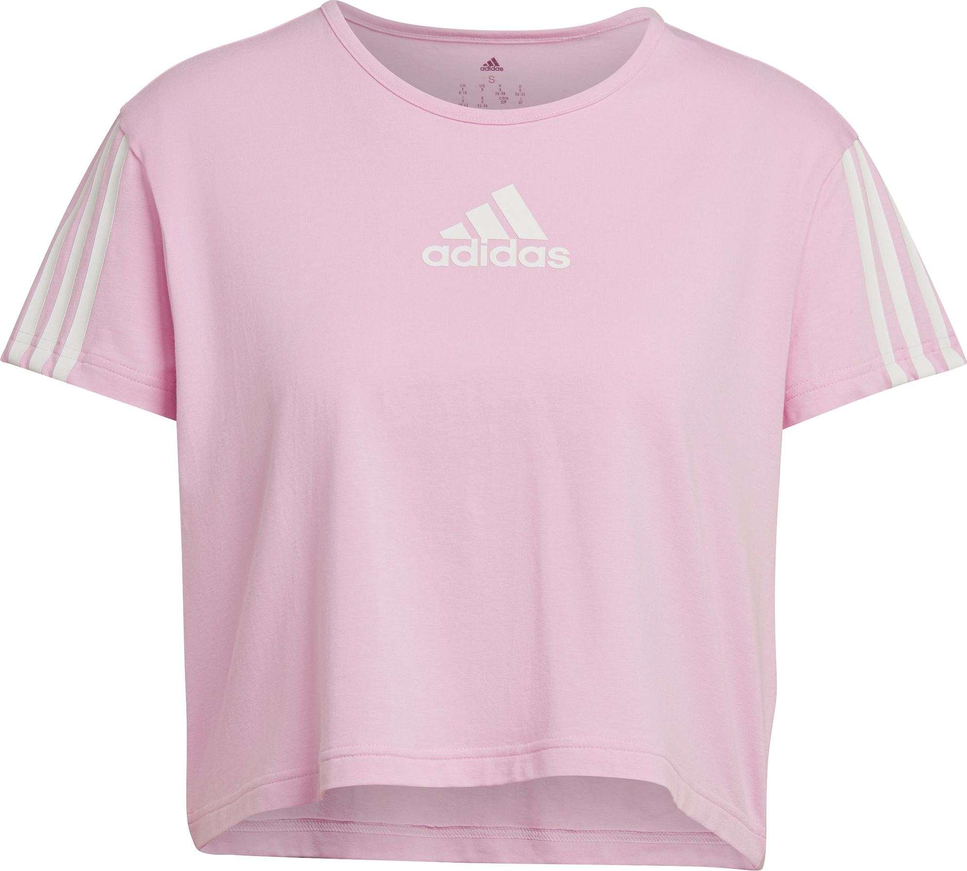 ADIDAS SPORTSWEAR Funkční tričko světle růžová / bílá