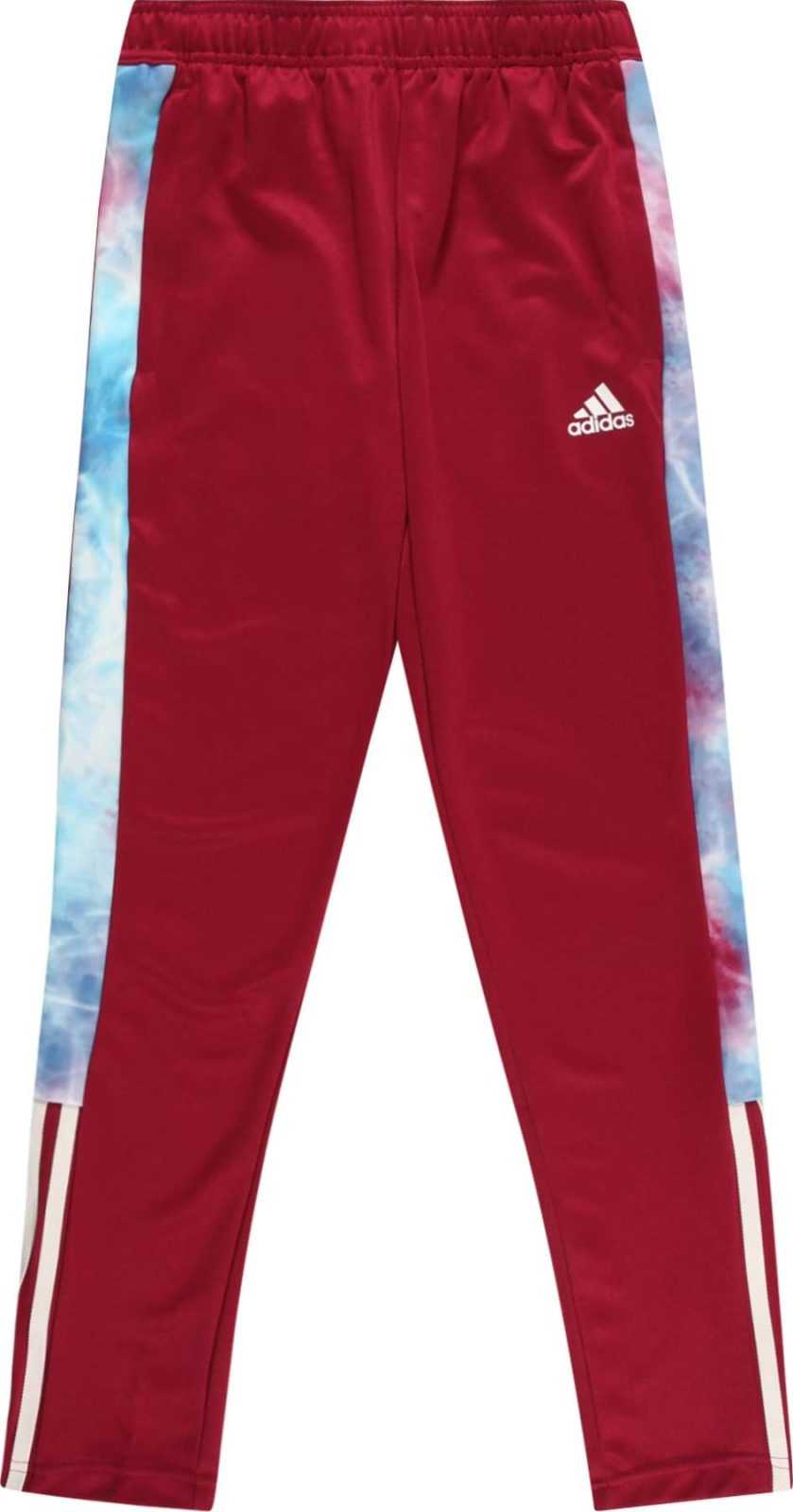 ADIDAS SPORTSWEAR Sportovní kalhoty 'Tiro' světlemodrá / tmavě modrá / červená / bílá