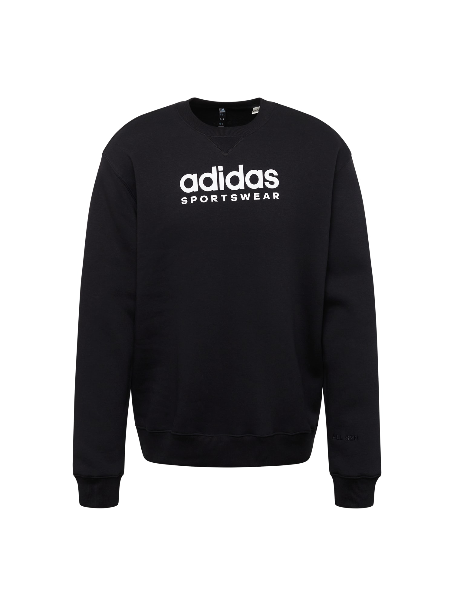 ADIDAS SPORTSWEAR Sportovní mikina černá / bílá