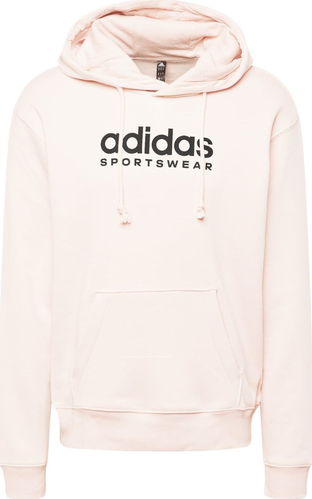 ADIDAS SPORTSWEAR Sportovní mikina tělová / černá