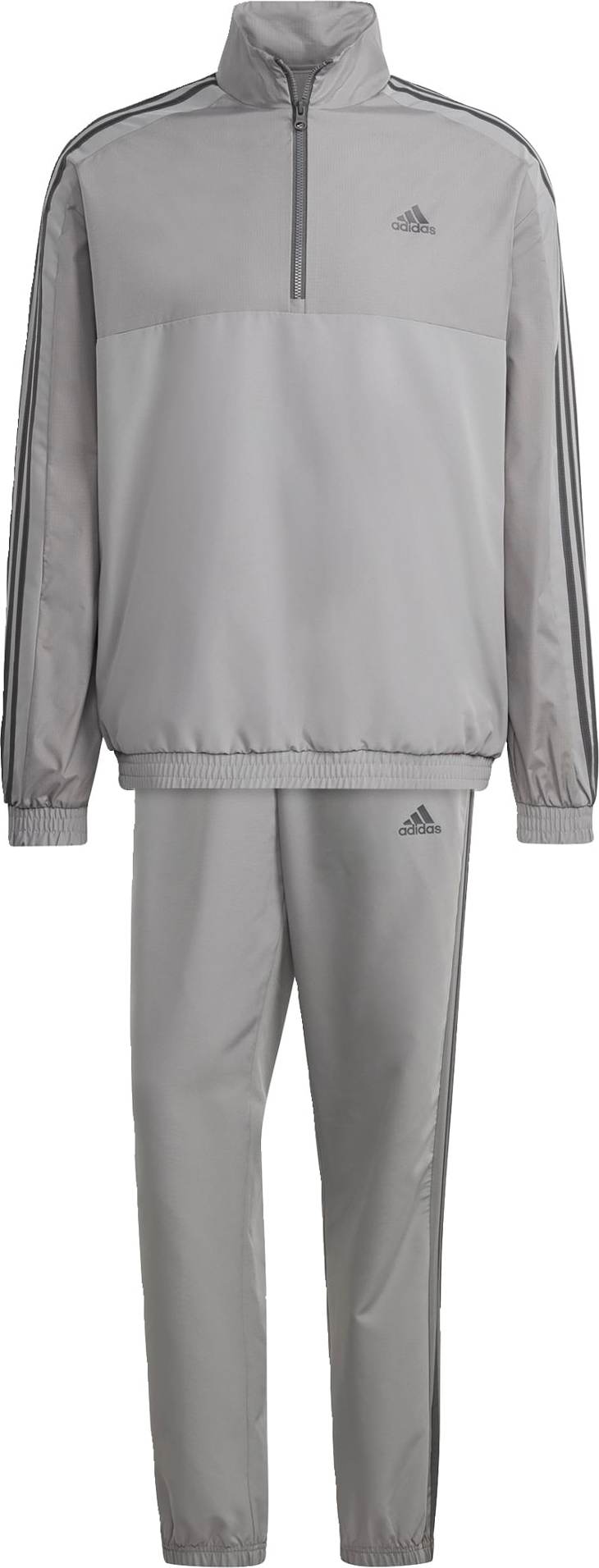 ADIDAS SPORTSWEAR Sportovní mikina šedá / světle šedá