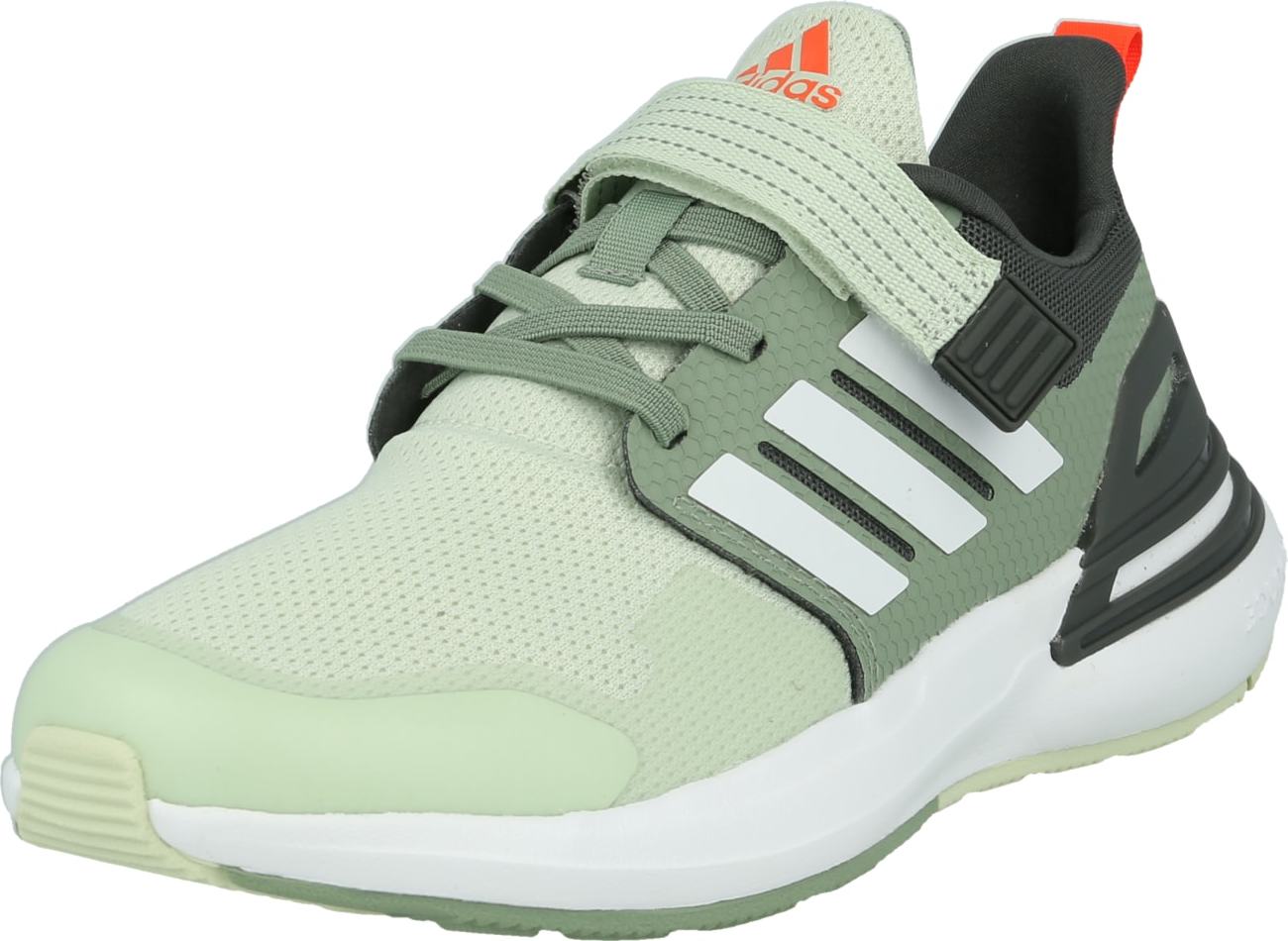 ADIDAS SPORTSWEAR Tenisky khaki / pastelově zelená / mandarinkoná / černá