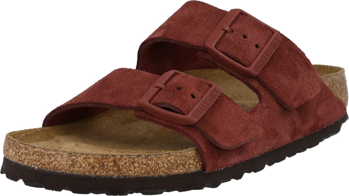 BIRKENSTOCK Pantofle 'Arizona' hnědá