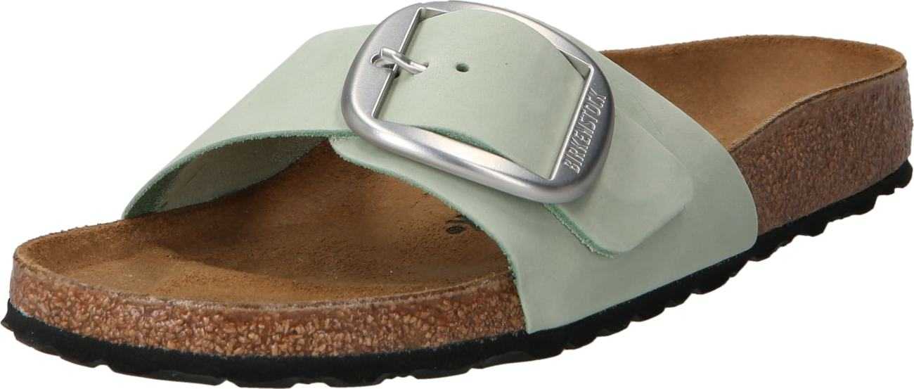 BIRKENSTOCK Pantofle 'Madrid' pastelově zelená