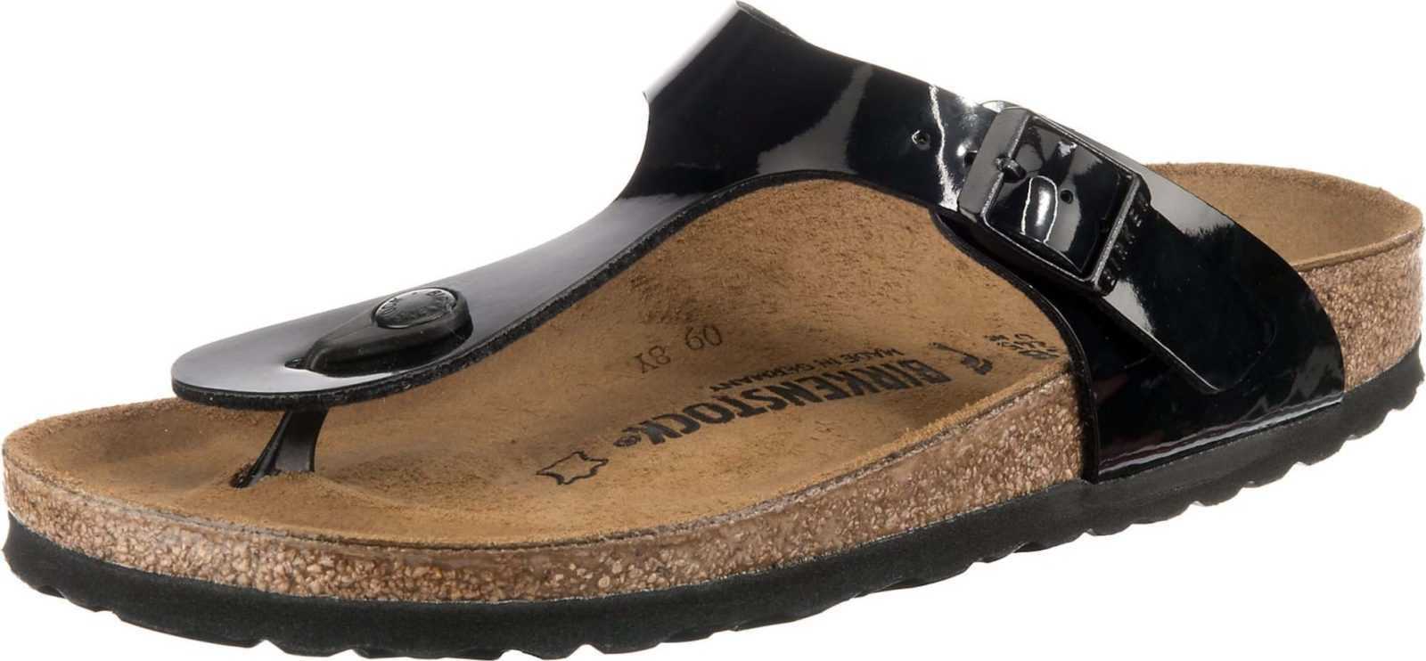 BIRKENSTOCK Pantofle 'Gizeh' černá