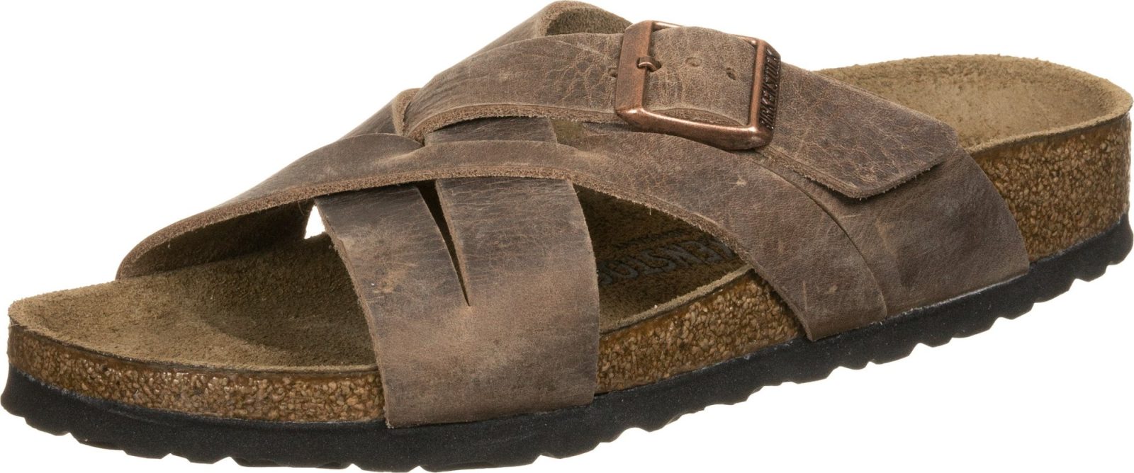 BIRKENSTOCK Pantofle 'Lugano' hnědá