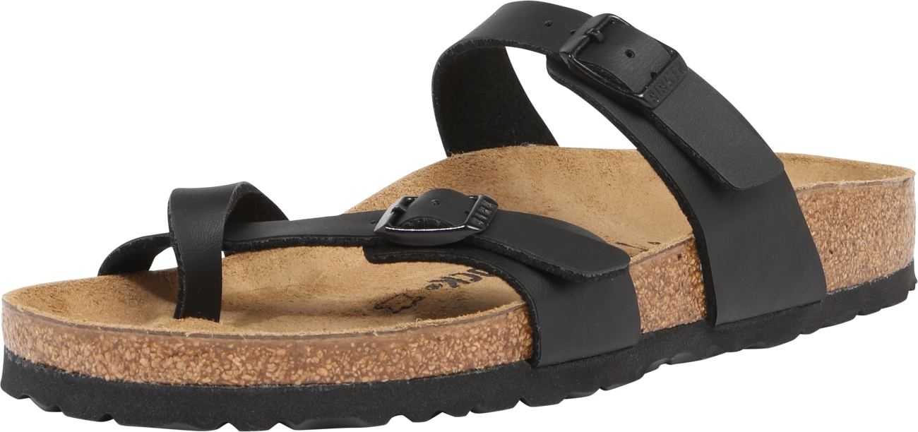 BIRKENSTOCK Žabky 'MAYARI' černá