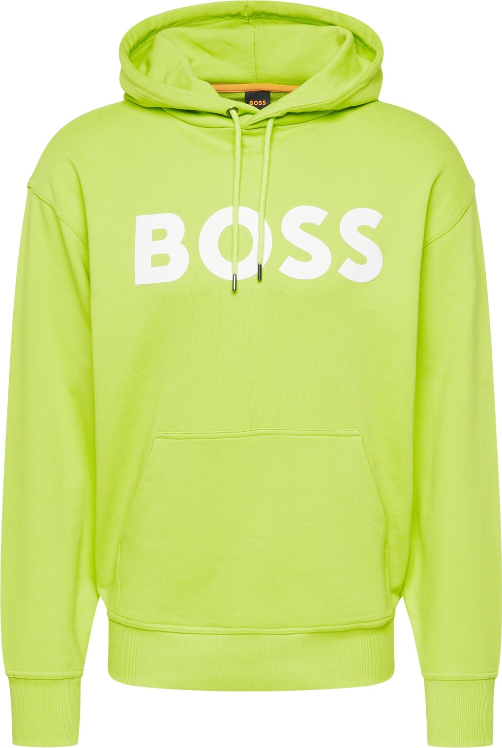 BOSS Orange Mikina kiwi / bílá