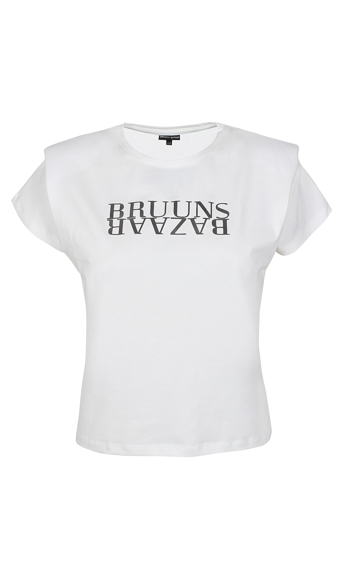 Bruuns Bazaar Kids Tričko 'Jofrid' černá / offwhite