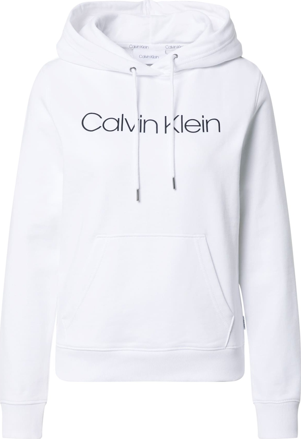 Calvin Klein Mikina černá / bílá