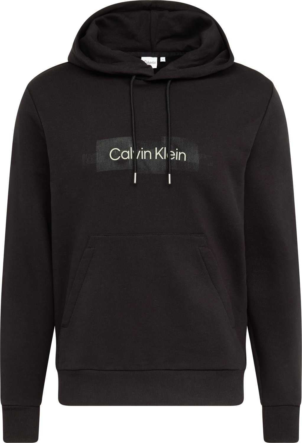 Calvin Klein Mikina černá / bílá