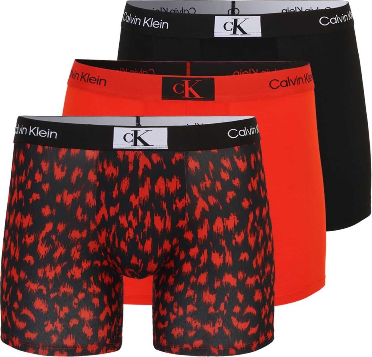 Calvin Klein Underwear Boxerky červená / černá