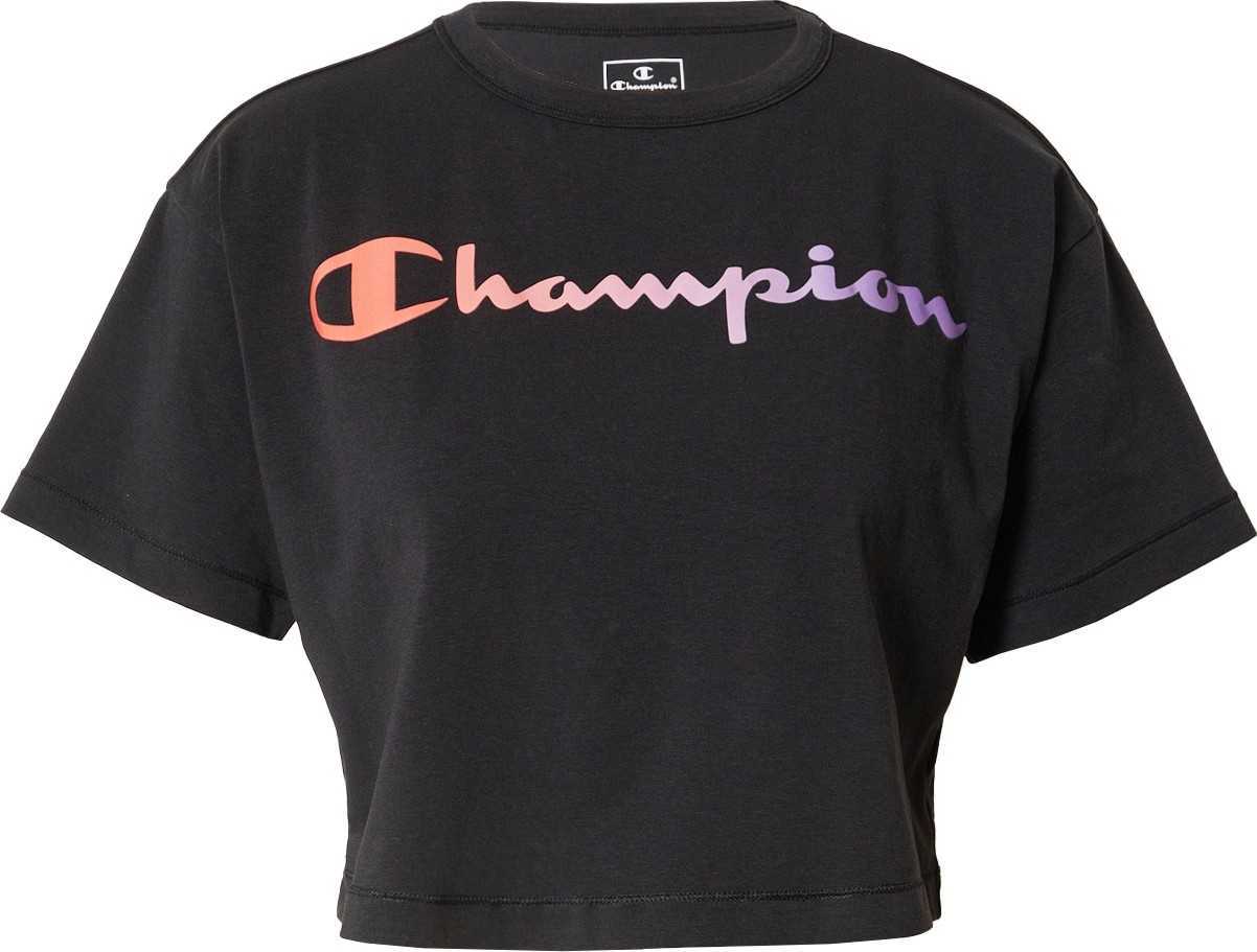 Champion Authentic Athletic Apparel Funkční tričko fialová / lososová / černá